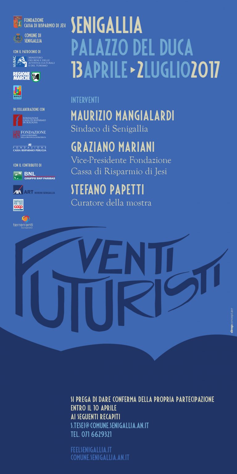 MOSTRA FUTURISTI invito apertura